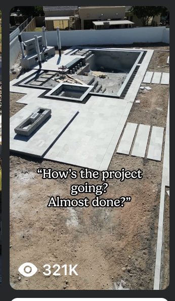 Construction progress reel with 321K views